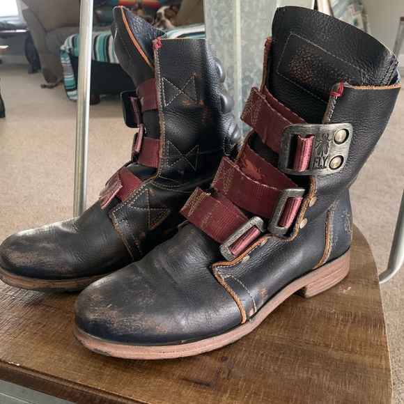 fly london buckle boots
